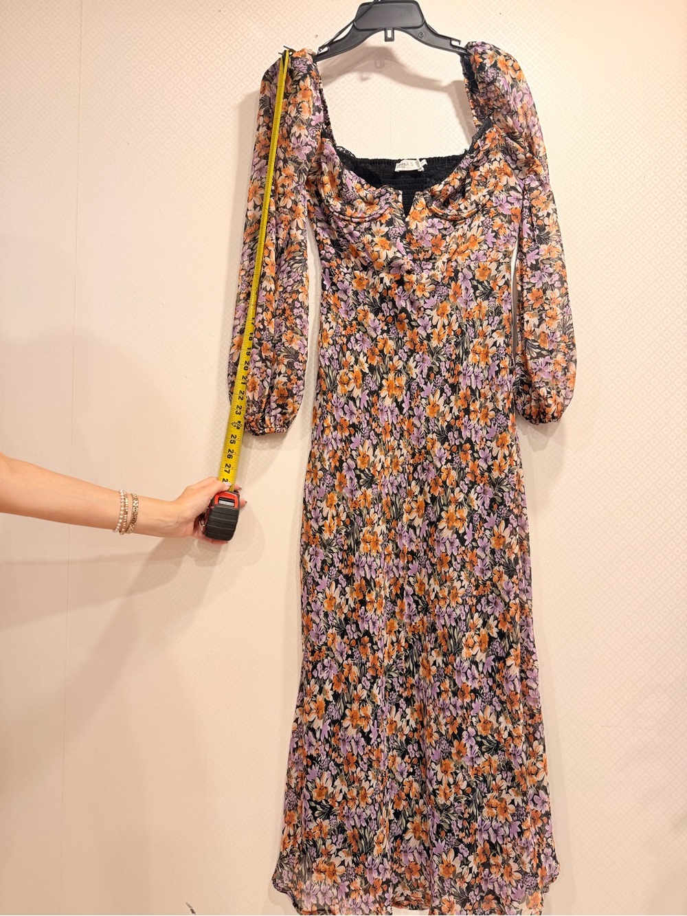 ASTR The Label Sylvie Floral Maxi Dress Size M Romantic Event Dress - Picture 5 of 16